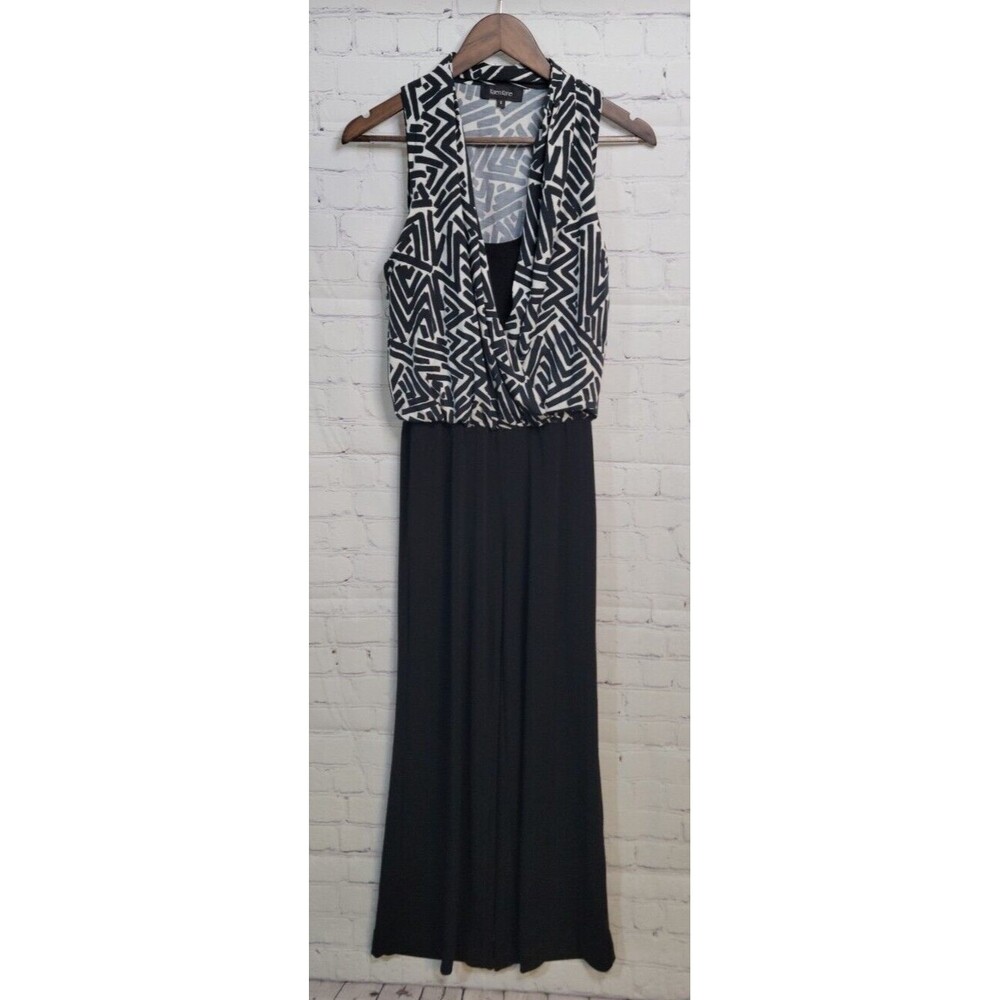 Karen Kane Sleeveless Pant Jumpsuit Romper One-Piece size Sm V Neck Party Work